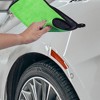 Unique Bargains Microfibre Car Drying Towel 600GSM Highly Absorbent Car Drying Cloth Window Cleaner 11.81"x11.81" Gray Green 4 Pcs - 3 of 4