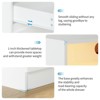4 Drawer Double Dresser with Power Outlet, Accent Chests of Drawers with LED Light, Modern White Storage Dresser with Charging Station, White - 3 of 4