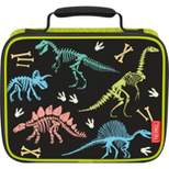 Thermos Lunch Bag with Antimicrobial Liner - Glow in the Dark Dino