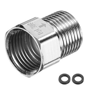 Unique Bargains Brass Durable Non-Return One Way Check Valve - 1 of 4