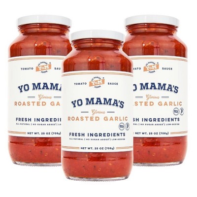 Yo Mama's Classic Low-Sodium & Low-Carb Keto Pizza Sauce 3pk / 12.5oz