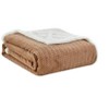 Sheridan Plush and Extra Comfy Chevron Braided Microplush Jacquard Faux Shearling Blanket - 4 of 4