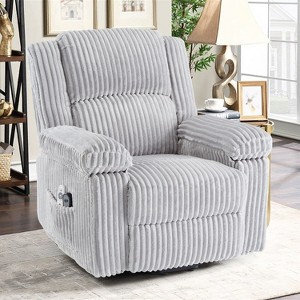 Power Lift Recliner—Heat and Massage, Electric Lift Plush Recliner with Soft Padded Seat, Designed for The Elderly and People with Mobility Impaired - 1 of 4
