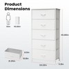 Pellebant 5 Drawers Vertical Dresser Storage Tower Organizer Unit for Bedroom - 2 of 4