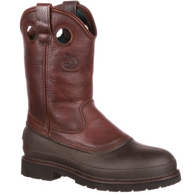 Men's Georgia Boot Muddog Steel Toe Wellington Work Boot