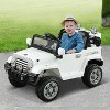 Aosom Kids Ride-on Car, Off-Road Truck with MP3 Connection, Working Horn, Steering Wheel, and Remote Control, 12V Motor, Black - 2 of 4