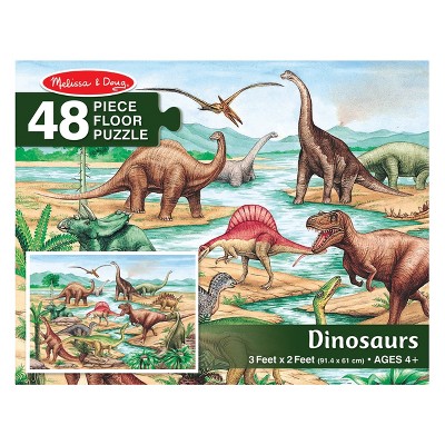 Melissa And Doug Dinosaurs Jumbo Floor 