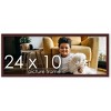 PosterPalooza | Panoramic Minimalist Brown Picture Frame - UV Acrylic, Foam Board Backing, Hanging Hardware - 2 of 4
