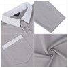 Men's Casual Polo Shirts Classic Long Sleeve Basic Button T-Shirt Lightweight Cotton Golf Tops - 4 of 4
