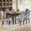 VASAGLE Dining Chairs, Set of 2 Chairs, Parsons Chairs, Thick Seat, Removable Fabric Cover, High Back, 22.8 x 18.9 x 39.4 Inches - 3 of 4