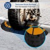 Heavy Duty Curb Ramp Set for Accessibility with Heavy-Duty Plastic, 2-Piece Kit, Black - 3 of 4