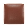 FURNIinspire Ottomans And Benches Leather Ottoman Bench, Decorative Stool, Multifunctional Square Ottoman for Living Room, Brown, 30"*30"*16" - 4 of 4