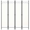 vidaXL 4-Panel Room Divider White 63"x70.9" - 3 of 4