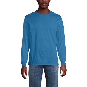Lands' End Men's Super-T Long Sleeve T-Shirt - 1 of 3