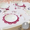 Big Dot of Happiness But First, Wine - Wine Tasting Party Paper Charger and Table Decorations - Chargerific Kit - Place Setting for 8 - 2 of 4