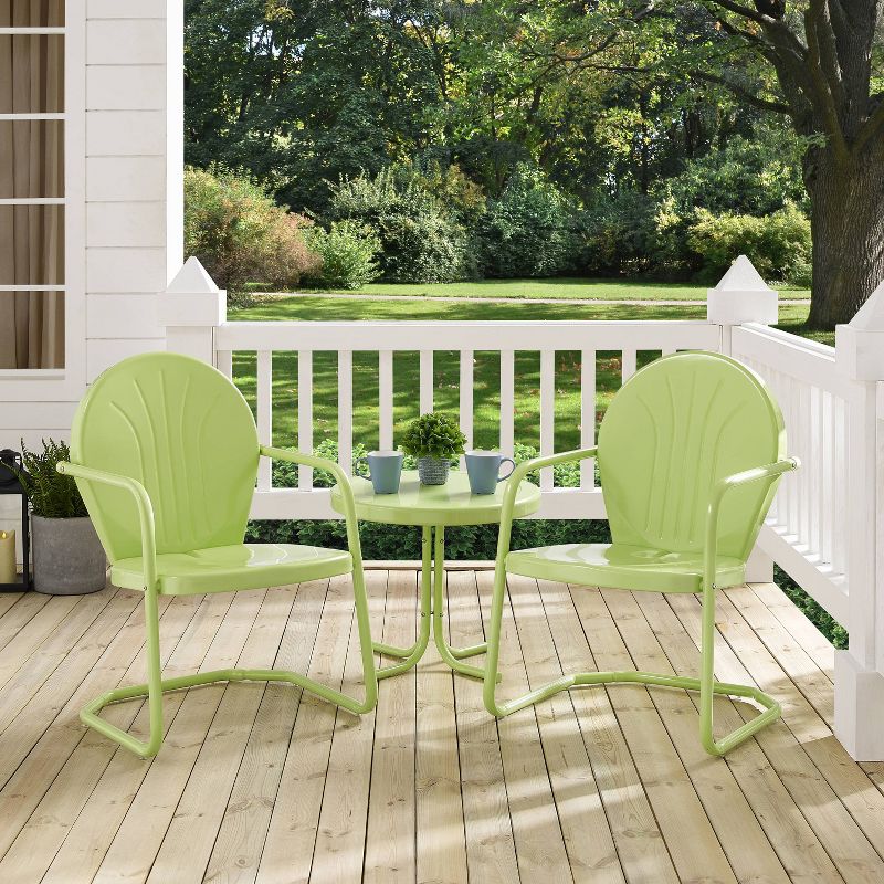 Griffith 3pc Outdoor Conversation Set - Key Lime - Crosley, 6 of 10
