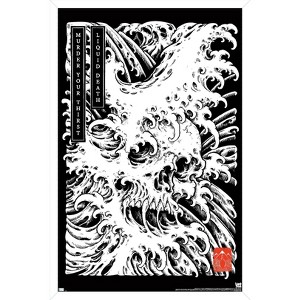 Trends International Liquid Death - Death Wave Framed Wall Poster Prints - 1 of 4