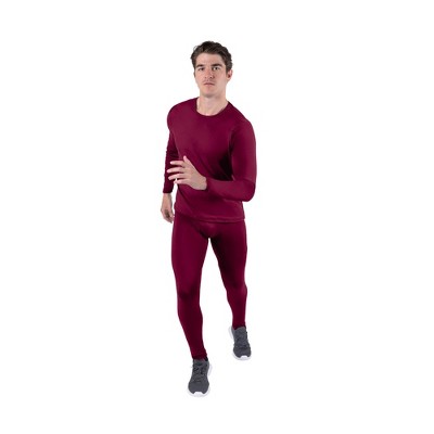 Kickoff Thermal Underwear for Men Long Johns for Men Thermal Top Bottom Fleece Lined Base Layer Set Moisture-Wicking Pajamas Cold Weather