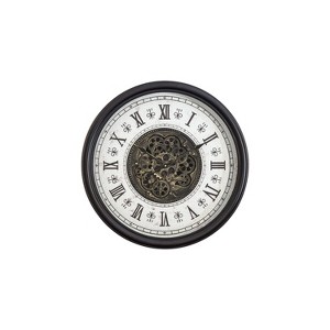 Yosemite Home Decor Classic Chic Wall Clock with Gears - 1 of 4
