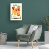 Canvas Wall Art - Dionisis Gemos  'Aperol spritz print' Wall Art for Living Room, Bedroom, or Office Décor by Trademark Fine Art - 4 of 4