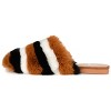 Journee Collection Women's Faux Fur Evelin Mule - 2 of 4