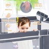 Infans Extra Large Baby Playpen Safety Baby Play Yard w/50 Ocean Balls & 4 Handles - 3 of 4