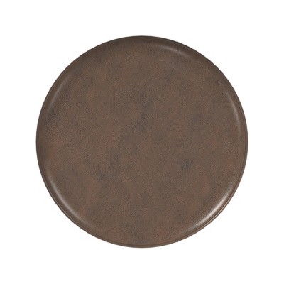 Round Upholstered Ottoman - HomePop