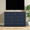 ORRD Farmhouse Style Bedroom 5 Drawer Dresser, 31.5'' Wooden Chest of Drawers with Metal Handles for Living Room, Hallway, Closet (Gray) - 3 of 4
