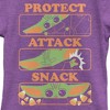 Girl's Star Wars: The Mandalorian Halloween Grogu Protect Attack Snack T-Shirt - image 2 of 4