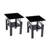 Vynxaria Walnut MDF Coffee Table ?¡§C Modern Minimalist Design for Small Spaces - 4 of 4