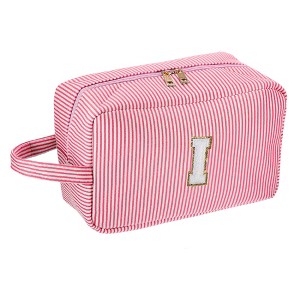Unique Bargains Travel Personalized Make Up Bag Blue 1 Pc - 1 of 4