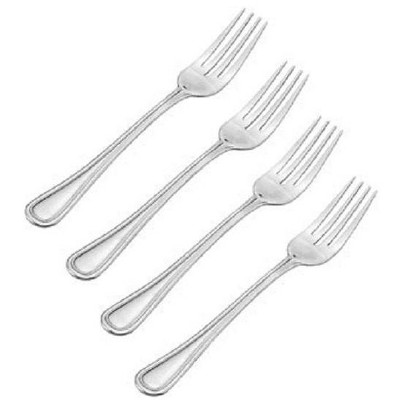 Pfaltzgraff 5087313 Polished Stainless Steel Dinner Forks, 4 Pieces