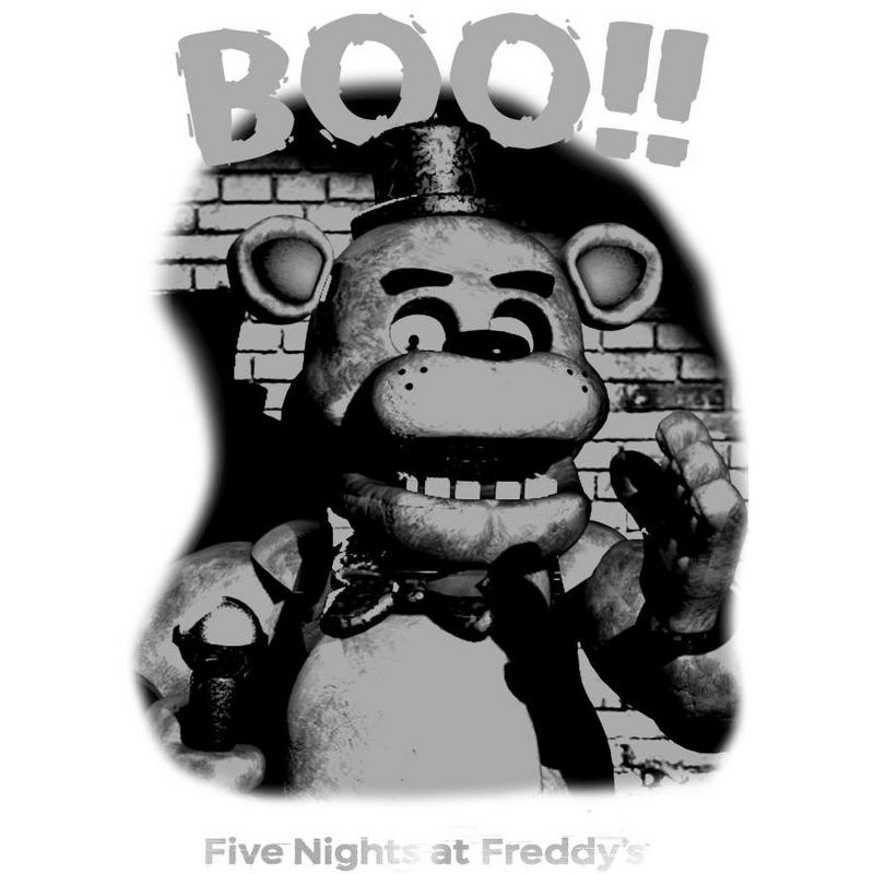 Five Nights at Freddy's Halloween Boo Boy's Black T-shirt, 2 of 4