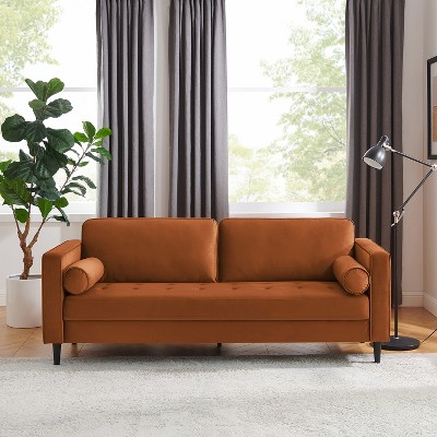 MINIMORE Modern Style 81.5"W Zakari 3Seater Mid-Century Sofa