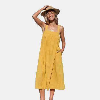 Women's Square Neck Loose Maxi Dress - Cupshe