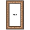 PosterPalooza | Panoramic Slim Profile Gold Picture Frame - UV Acrylic, Foam Board Backing, Hanging Hardware - 2 of 4