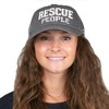 Pavilion Gift Company - Rescue People - Dark Gray Adjustable Hat - Hats - 4 of 4