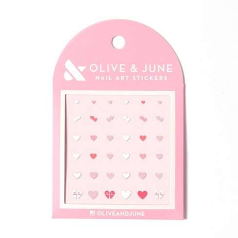 Olive & June Nail Art Stickers - Heart to Heart - 36ct - image 1 of 3