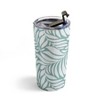 Heather Dutton Flowing Leaves Seafoam Travel Mug 20 oz Stainless Steel Travel Mug - Deny Designs - 2 of 4