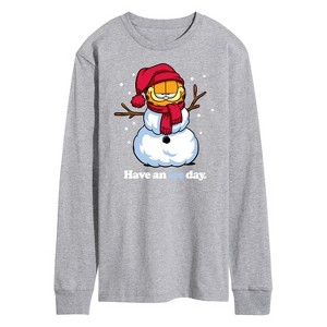 Men's - Garfield - Have An Ice Day Long Sleeve Graphic T-Shirt - 1 of 4