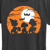 Women's - Peanuts - Trick Or Treat Silhouettes Short Sleeve Graphic T-Shirt - 2 of 4