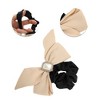 Unique Bargains Elegant Flower Pearl Ribbon Hair Elastic Band 1 Pc - 3 of 4