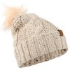 Women's Color 100% Acrylic Speckled Knit Hat And Infinity Scarf Set - 4 of 4