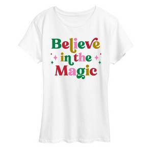 Women's - Instant Message - Believe In The Magic Short Sleeve Graphic T-Shirt - 1 of 4