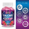 Sugar Free Chewable Calcium Gummy Vitamins - Plus 400 IU Vitamin D3 for Bone, Teeth, & Immune Health Support - Calcium Supplements - 120 Gummies - 3 of 4
