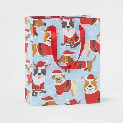Santa Dogs Cub Gift Bag - Wondershop™