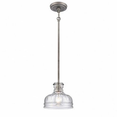 Elk Home Orinoco 1 - Light Pendant in  Weathered Zinc