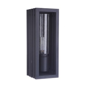 Craftmade Lighting Carmel 1 - Light Wall Light in  Textured Black - 1 of 2