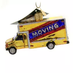 Old World Christmas 2.25" Moving Truck Box Cross Country Move  -  Tree Ornaments