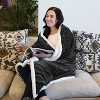 Catalonia Fleece Throws Blanket, Super Soft Comfy Fluffy Fuzzy Plush Blanket, 50x60 Inches - 3 of 4